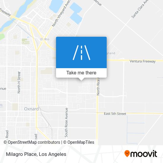 Mapa de Milagro Place