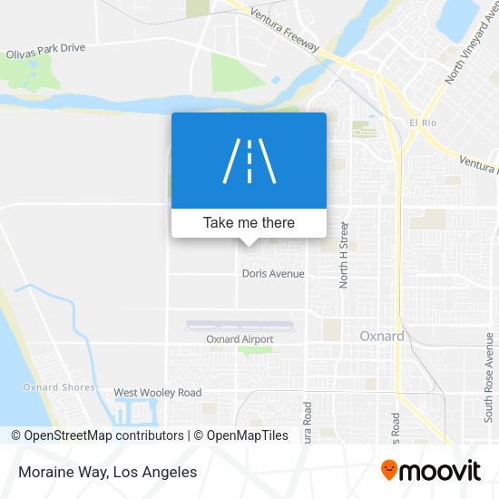 Mapa de Moraine Way