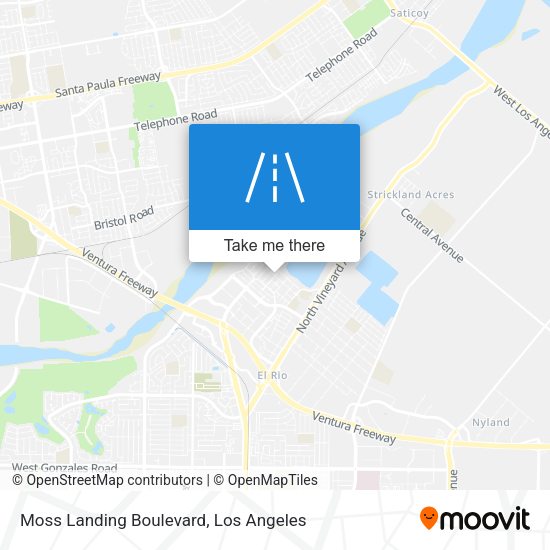 Moss Landing Boulevard map