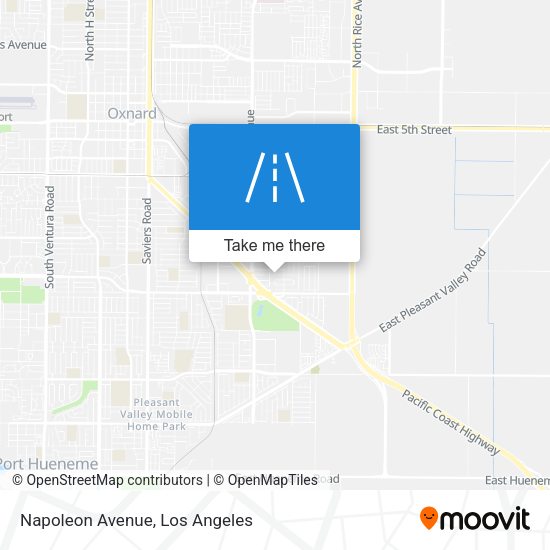 Mapa de Napoleon Avenue