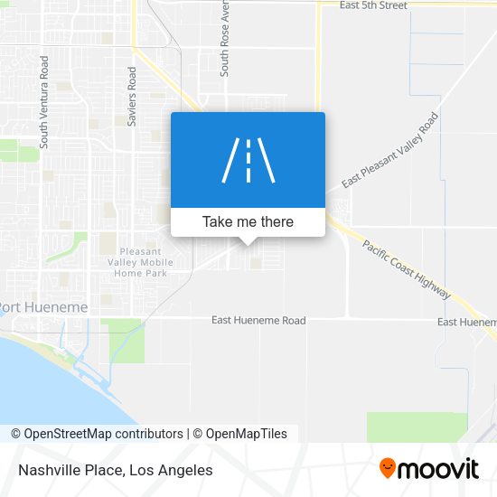 Mapa de Nashville Place