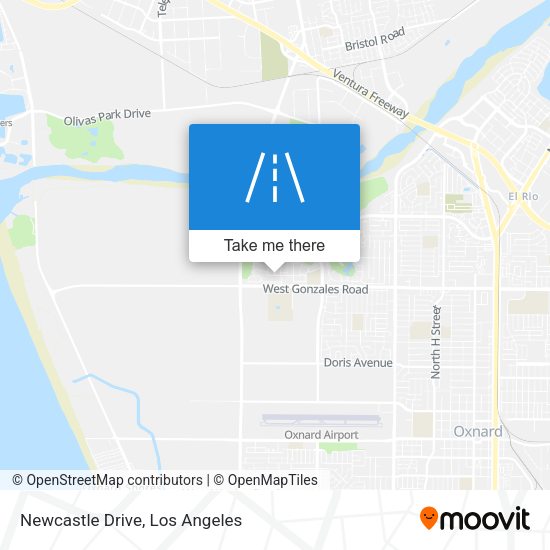 Mapa de Newcastle Drive