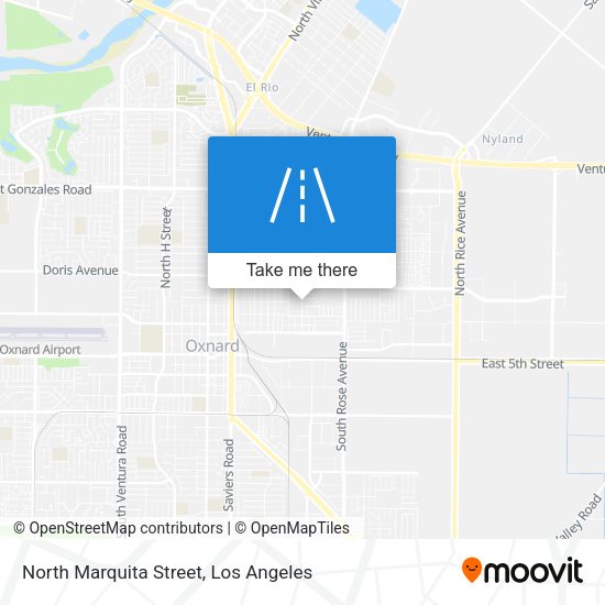 North Marquita Street map