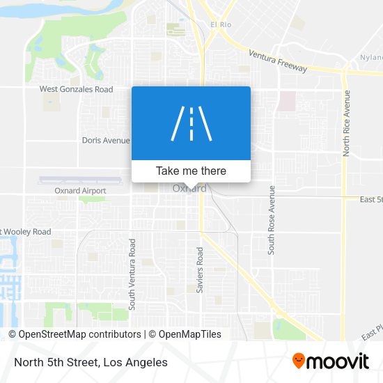 Mapa de North 5th Street