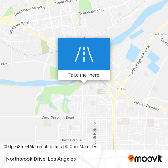 Mapa de Northbrook Drive