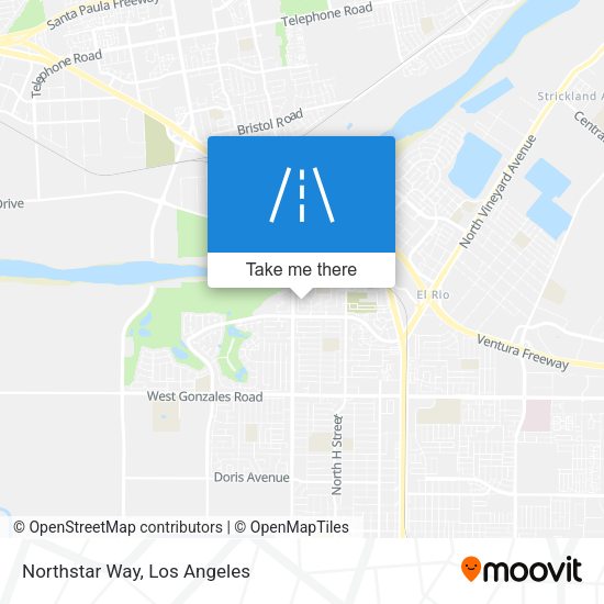 Mapa de Northstar Way