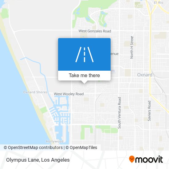 Olympus Lane map