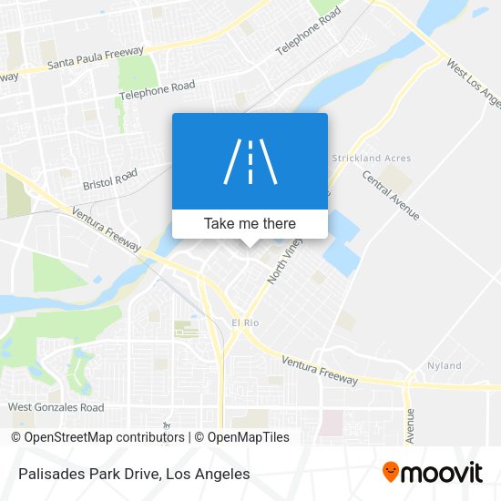 Palisades Park Drive map