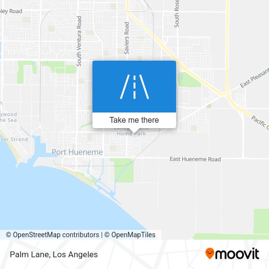 Mapa de Palm Lane