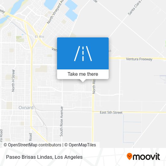 Paseo Brisas Lindas map