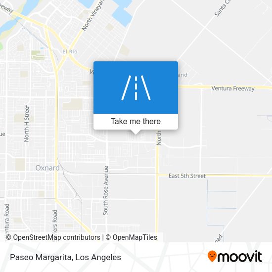 Mapa de Paseo Margarita