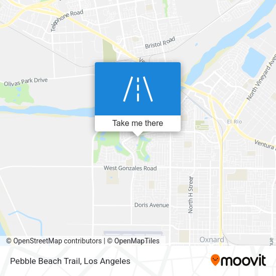 Pebble Beach Trail map