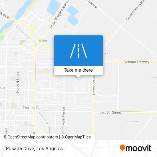 Posada Drive map