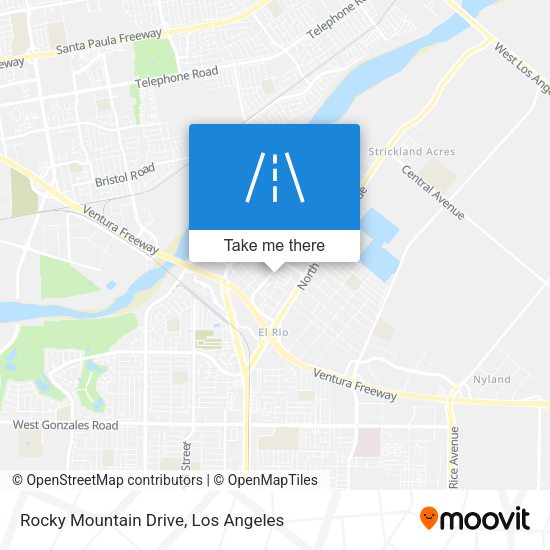 Rocky Mountain Drive map