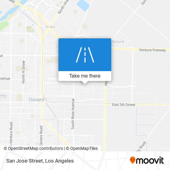 San Jose Street map