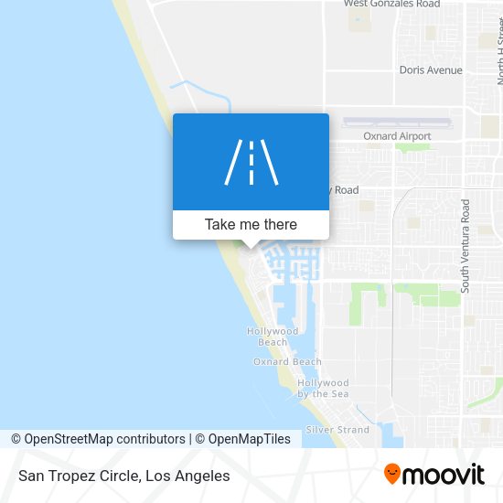 San Tropez Circle map