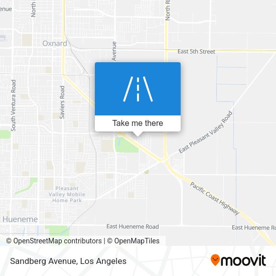 Mapa de Sandberg Avenue