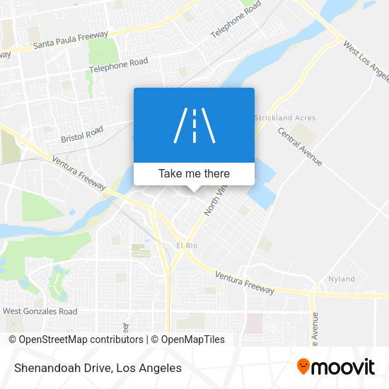 Mapa de Shenandoah Drive