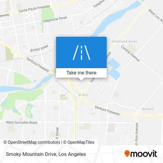 Smoky Mountain Drive map