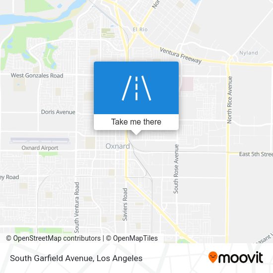 Mapa de South Garfield Avenue