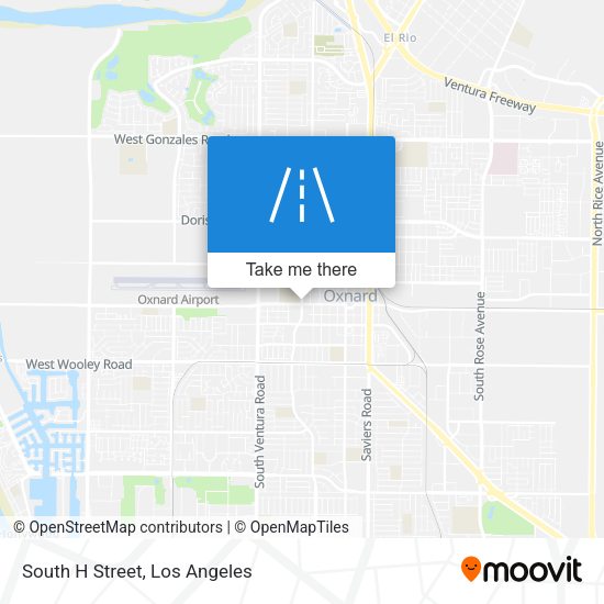 Mapa de South H Street
