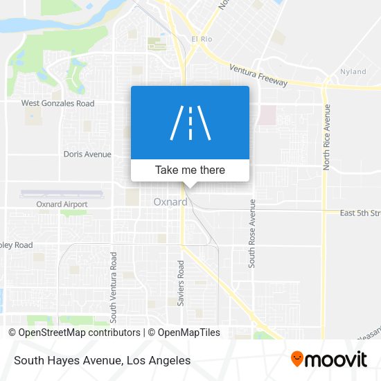 Mapa de South Hayes Avenue