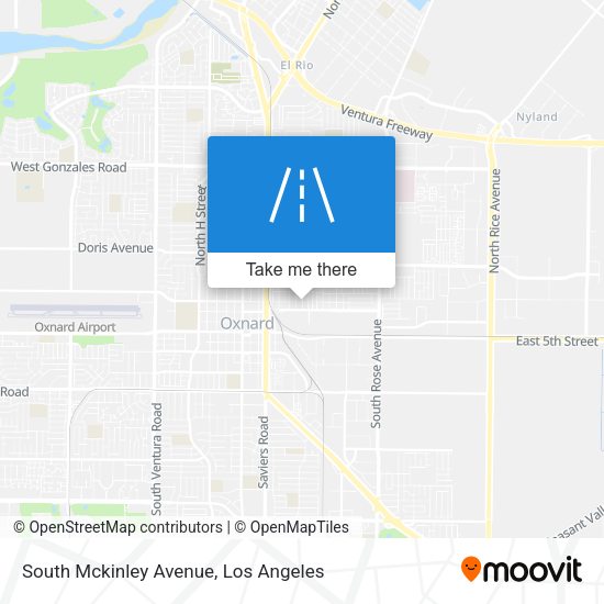 South Mckinley Avenue map