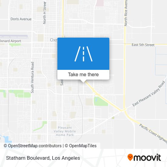 Statham Boulevard map