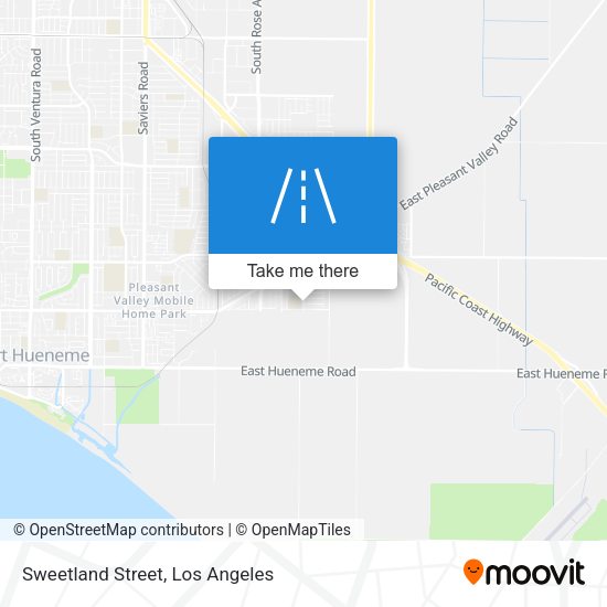 Sweetland Street map