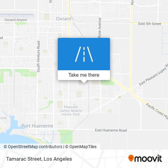 Tamarac Street map