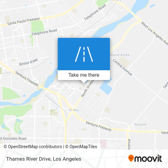 Thames River Drive map