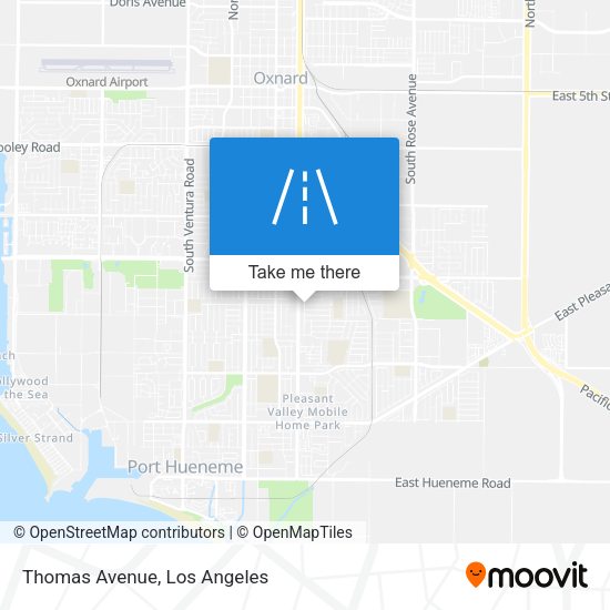 Mapa de Thomas Avenue