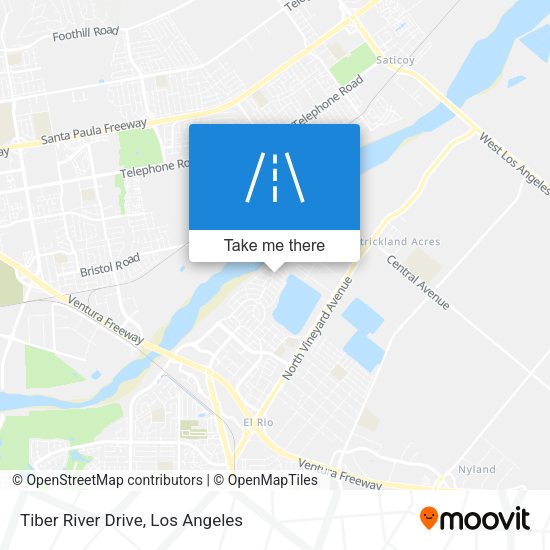 Tiber River Drive map