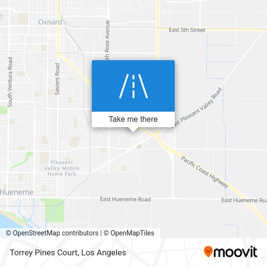 Mapa de Torrey Pines Court