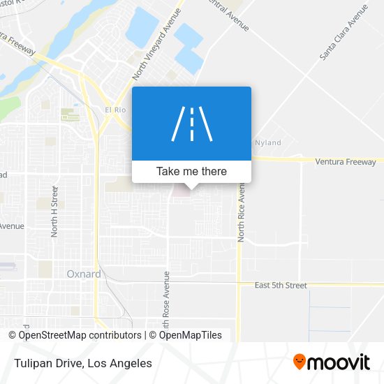 Mapa de Tulipan Drive