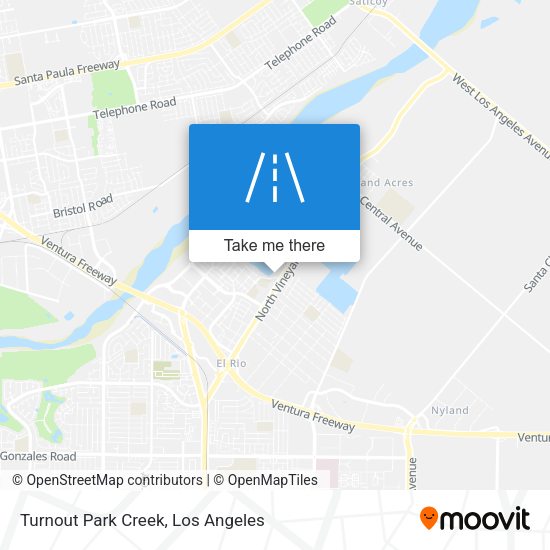 Mapa de Turnout Park Creek