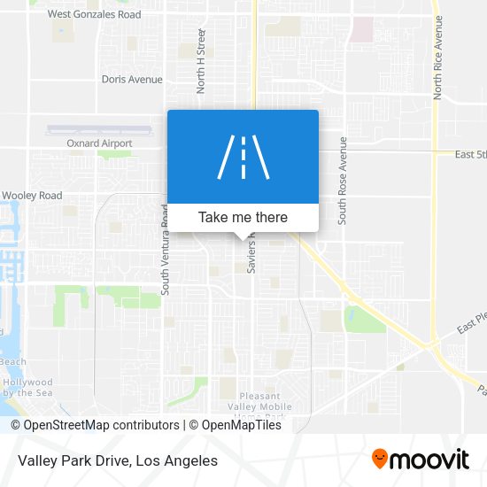 Valley Park Drive map