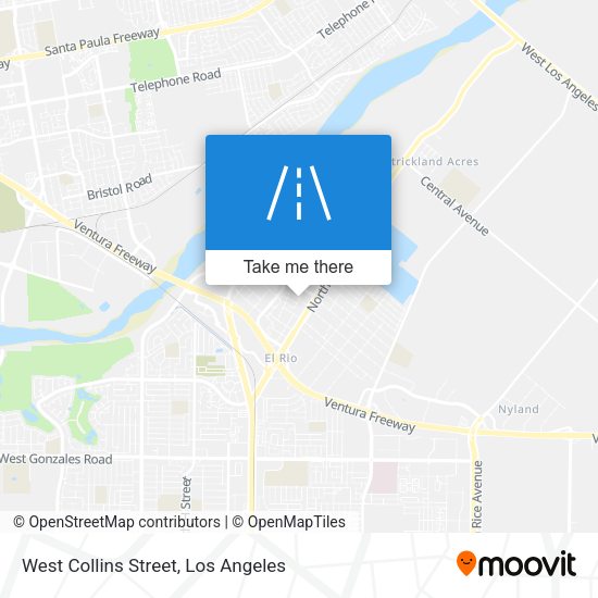 West Collins Street map