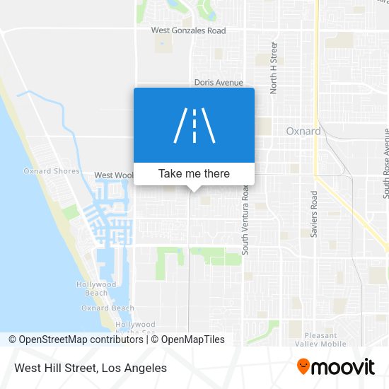 Mapa de West Hill Street