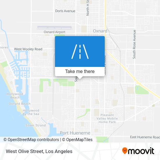 West Olive Street map