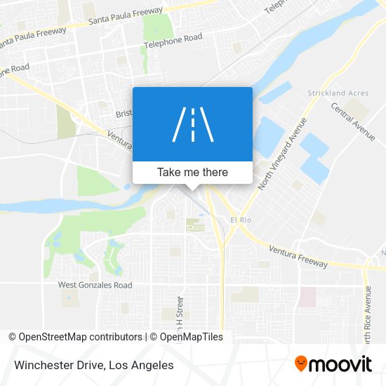 Mapa de Winchester Drive