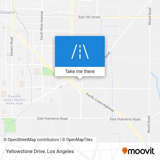 Yellowstone Drive map
