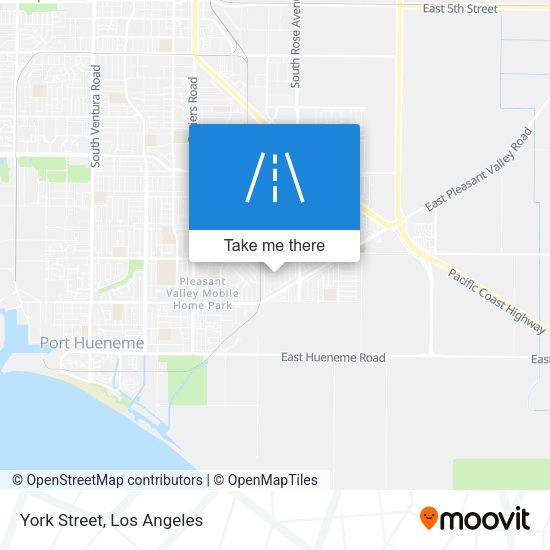 Mapa de York Street