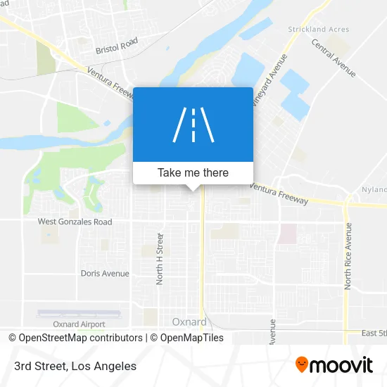 3rd Street map