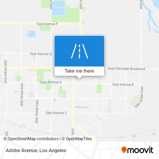 Adobe Avenue map