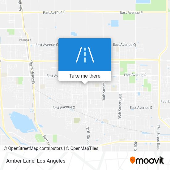 Mapa de Amber Lane