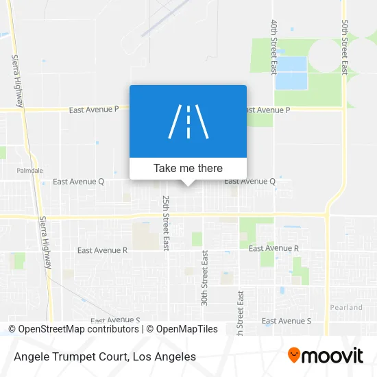 Angele Trumpet Court map