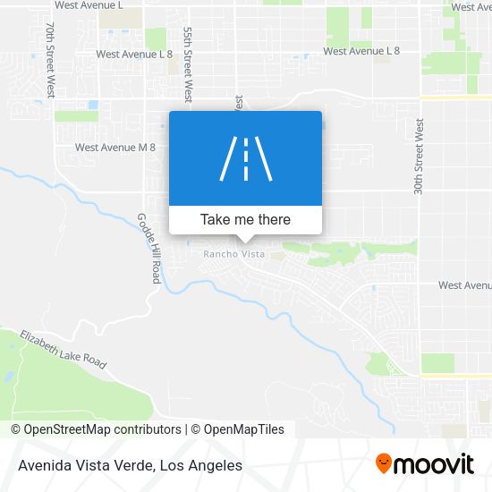 Avenida Vista Verde map