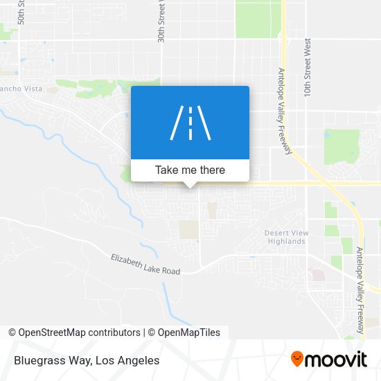 Mapa de Bluegrass Way