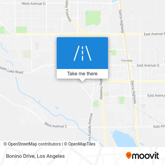 Mapa de Bonino Drive